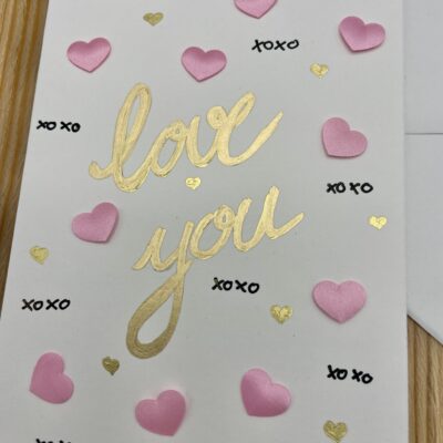Love you Valentinskarten