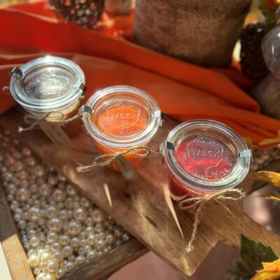 Durftkerze im Weck Glas Gross Herbstkollektion