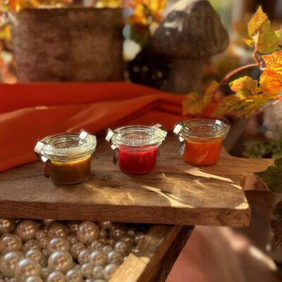 Durftkerze im Weck Glas Herbstkollektion Klein